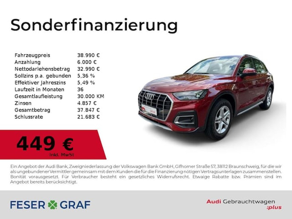Audi Q5 Quattro S-Tronic 40 TDI