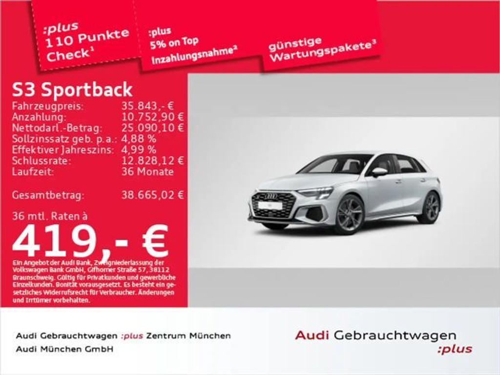 Audi S3 Sedan S-Tronic