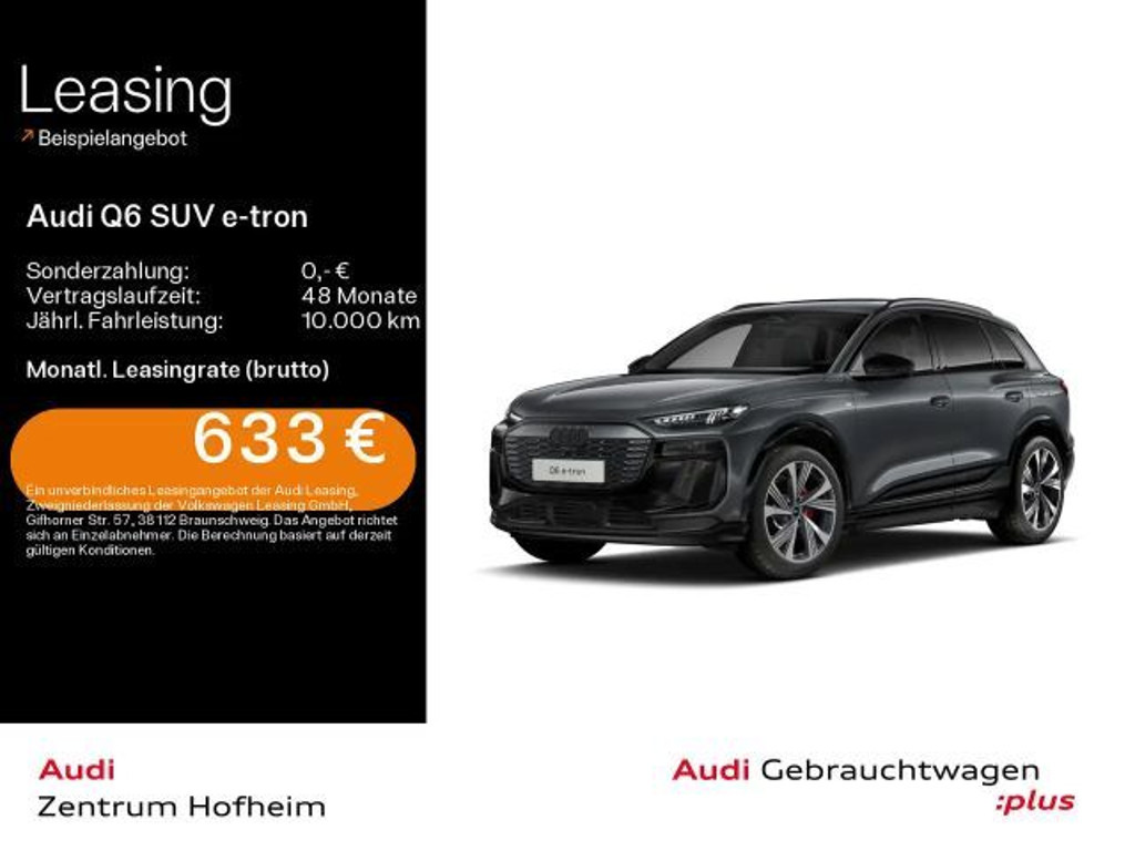 Audi Q6 e-tron S-Line Performance