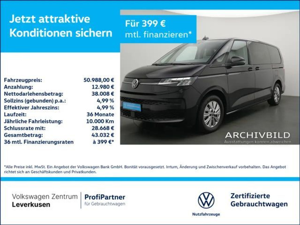 Volkswagen Multivan Life Lang T7