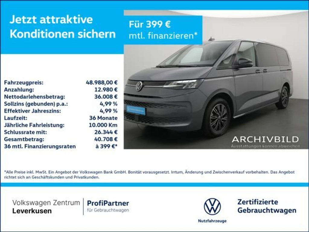 Volkswagen Multivan Life Lang T7