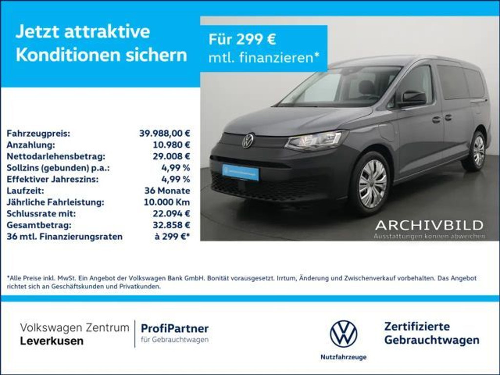 Volkswagen Caddy DSG eHybrid Maxi