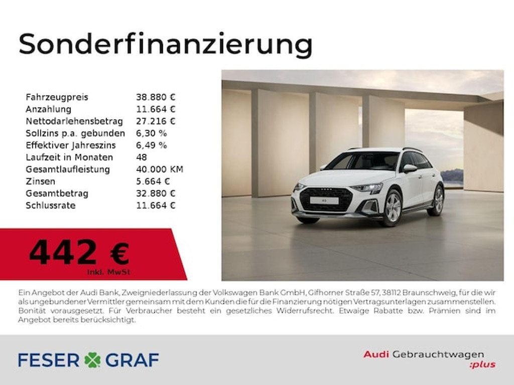 Audi A3 S-Tronic Hybride Allstreet