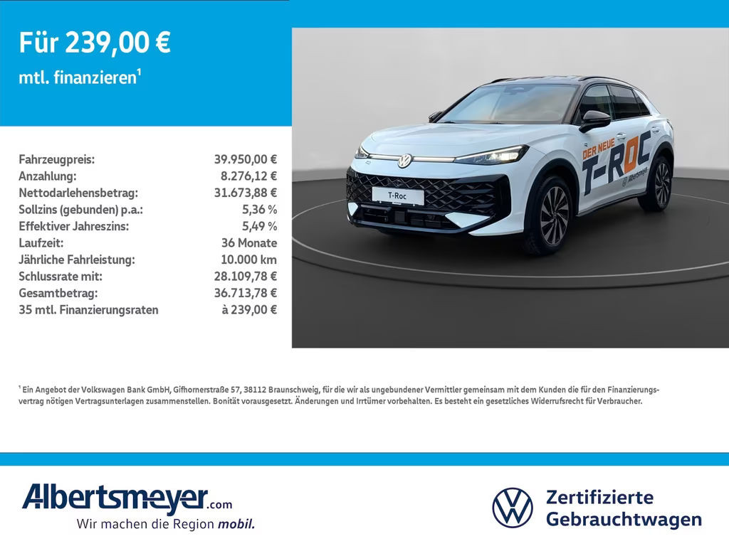 Volkswagen T-Roc DSG R-Line 1.5 eTSI
