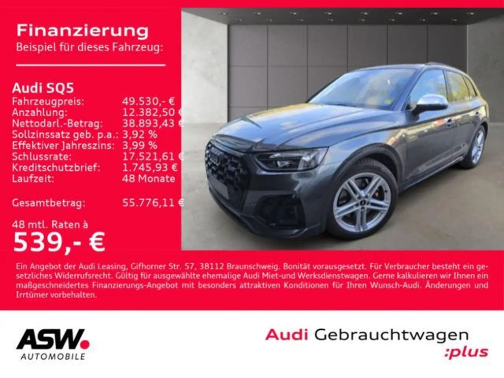 Audi SQ5 TDI 251 KW tiptronic NAVI LED GRA SHZ EPC