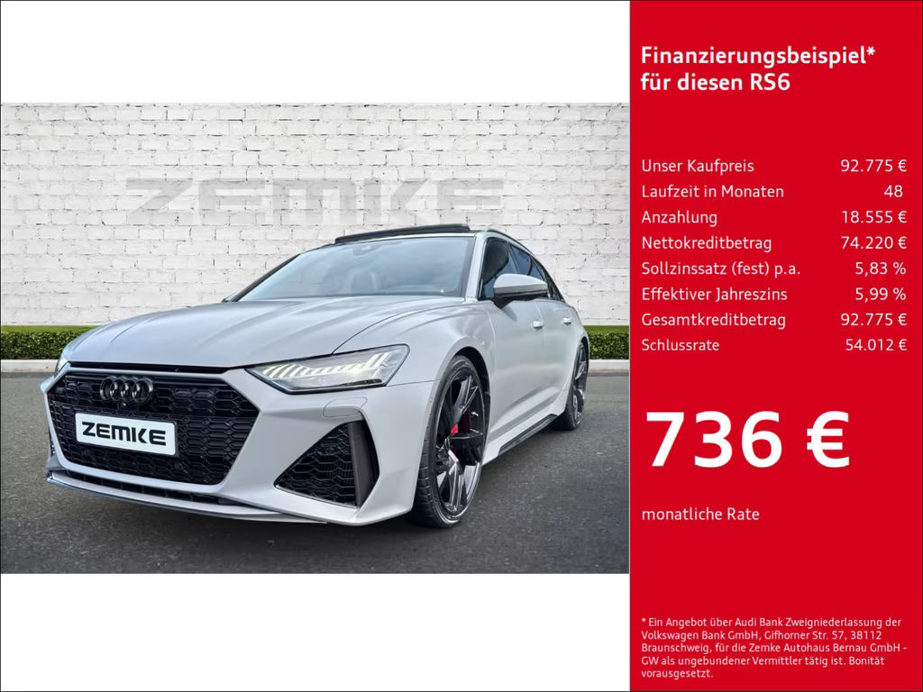 Audi RS6 Avant Quattro 4.0 TFSI