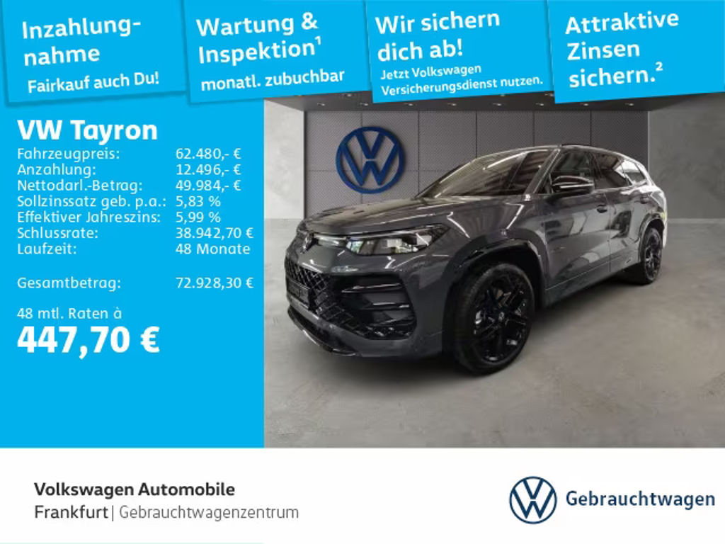 Volkswagen Tayron 4Motion DSG R-Line 2.0 TSI