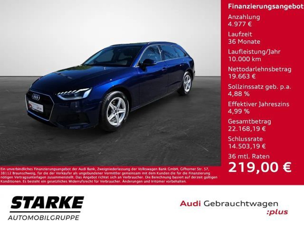 Audi A4 Avant S-Tronic 35 TDI