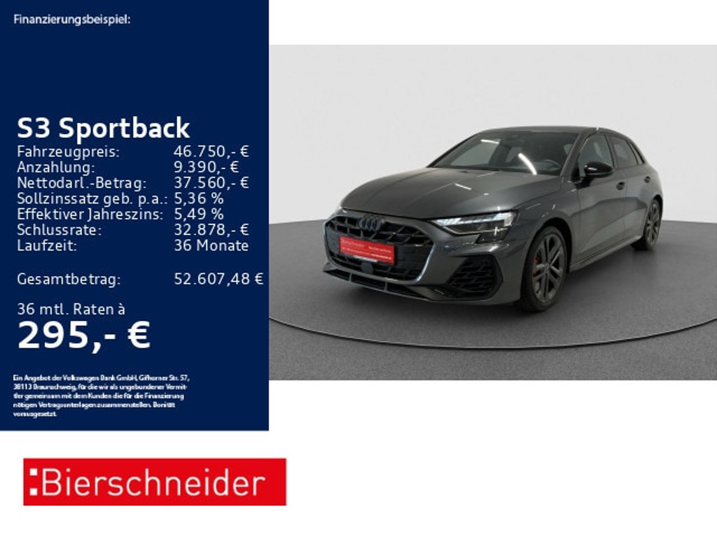 Audi S3 Sportback Quattro S-Tronic