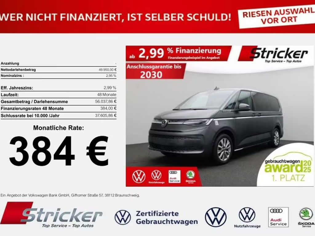 Volkswagen Multivan Style 2.0 TDI Lang T7