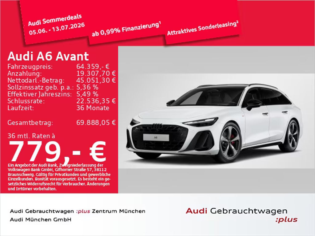 Audi A6 Avant Quattro S-Line S-Tronic