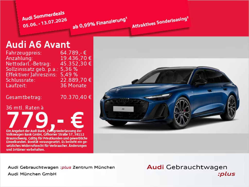 Audi A6 Avant Quattro S-Line S-Tronic