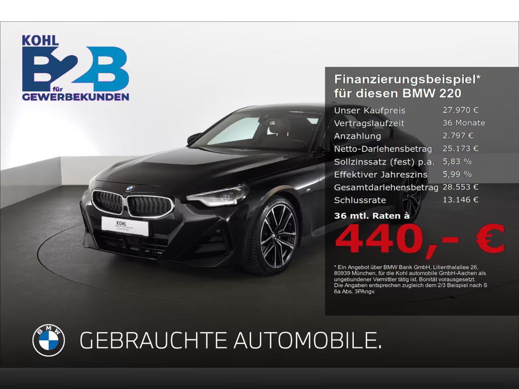 BMW 2 Serie 220 M-Sport Coupé 220i