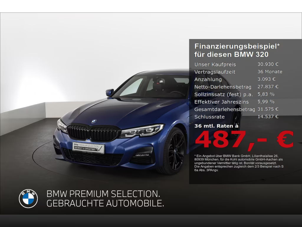 BMW 3 Serie 320 M-Sport Sedan 320e