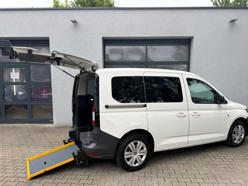 Volkswagen Caddy Behindertengerecht Rollstuhlrampe 3+1