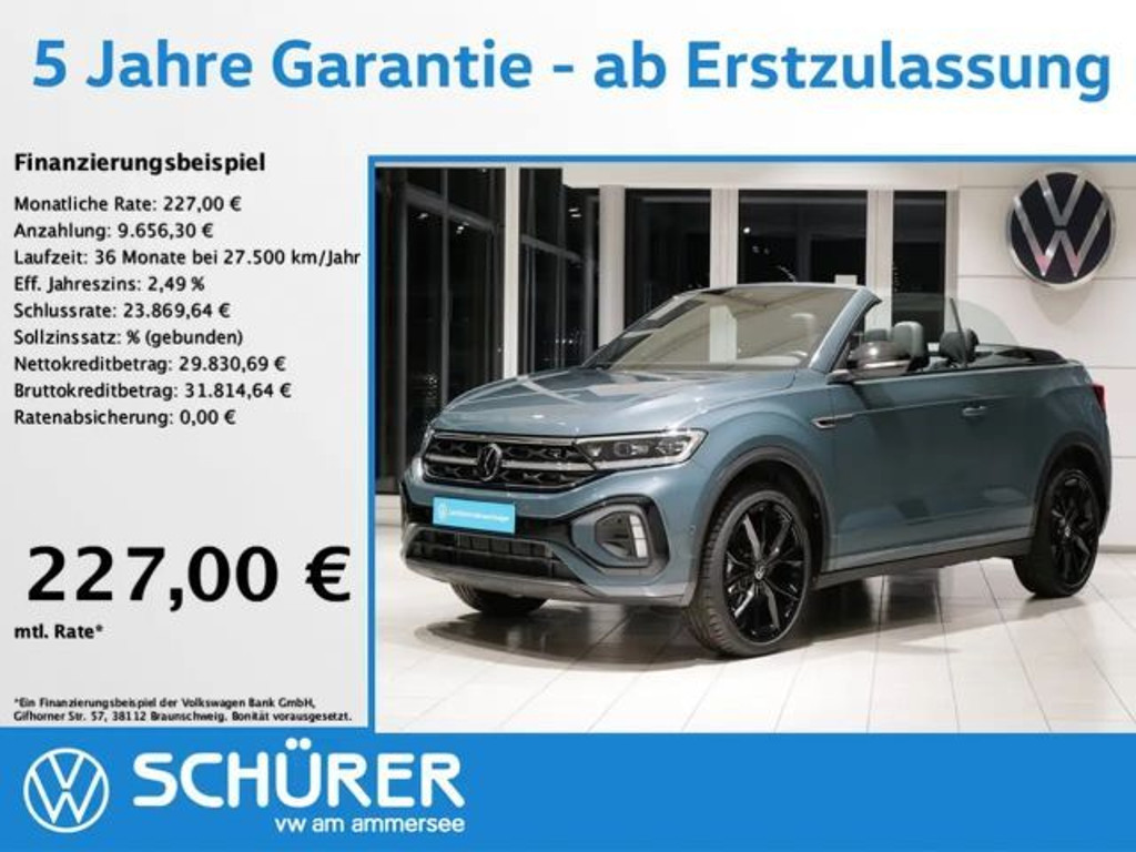 Volkswagen T-Roc DSG Cabriolet R-Line
