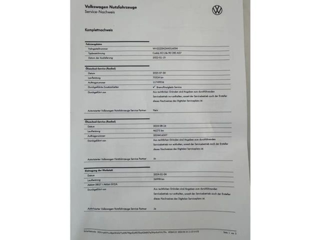 Volkswagen Caddy