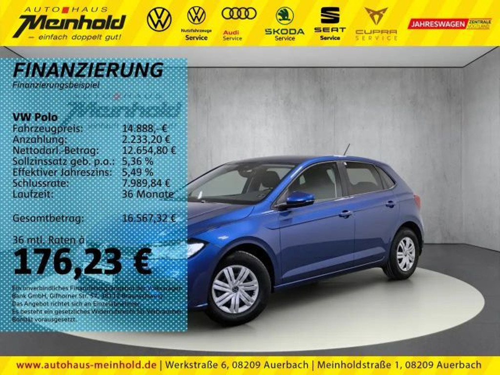 Volkswagen Polo 1.0 Einparhilfe vo & hi, DAB, LED