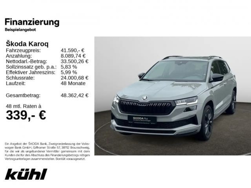 Skoda Karoq Sportline 1.5 TSI