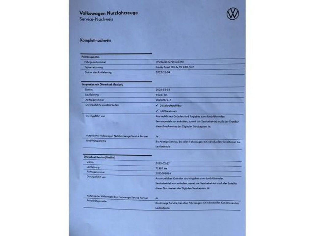 Volkswagen Caddy