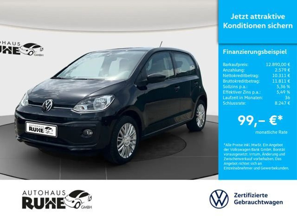 Volkswagen up! 1.0 48 kW 5-Gang KAMERA SHZ PDC KLIMA