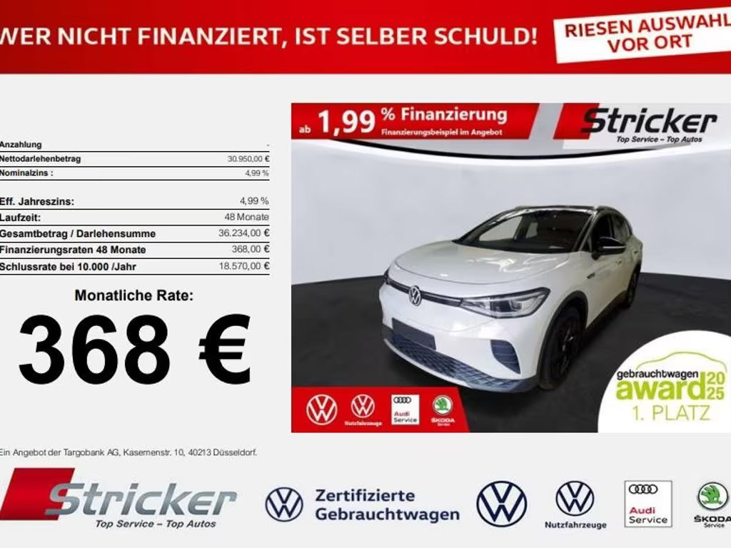 Volkswagen ID.4 1st Edition 77 KWh Max 150 kW