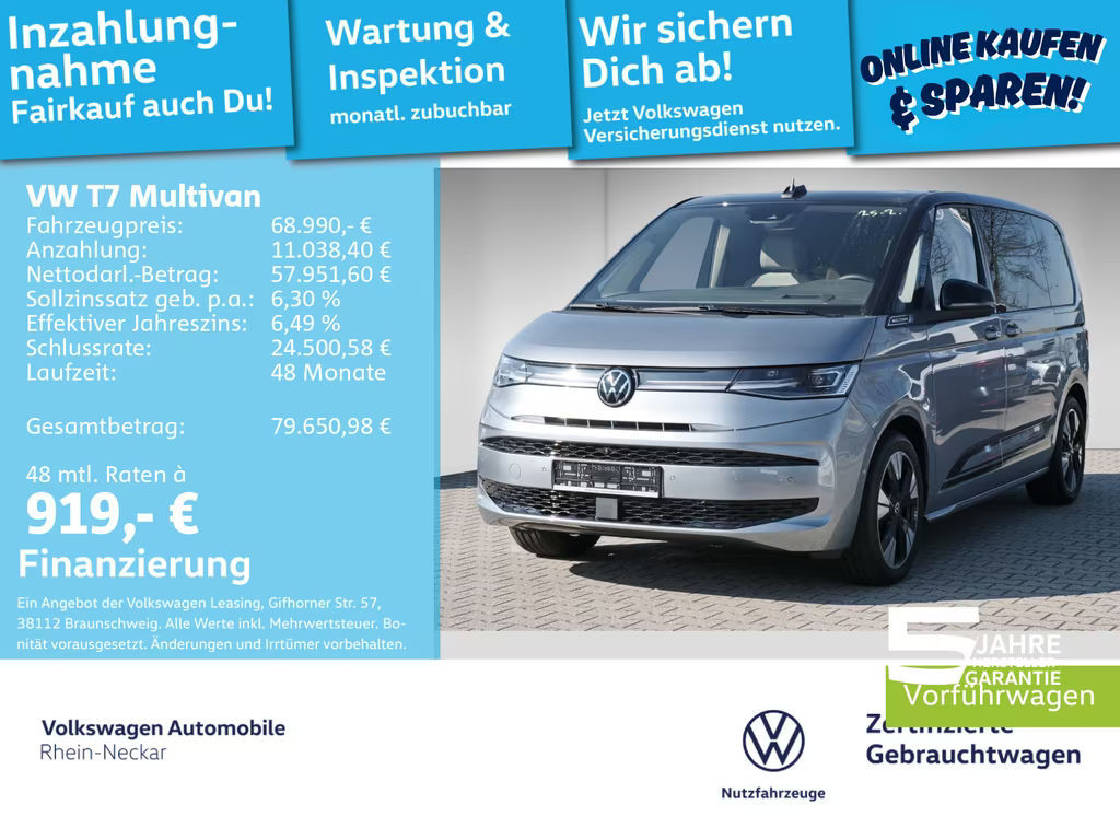 Volkswagen Multivan DSG 2.0 TDI T7