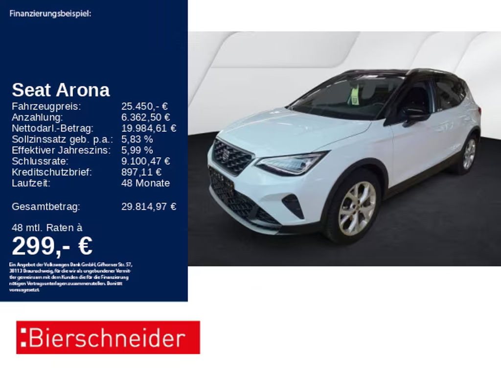 Seat Arona FR-lijn 1.0 TSI DSG