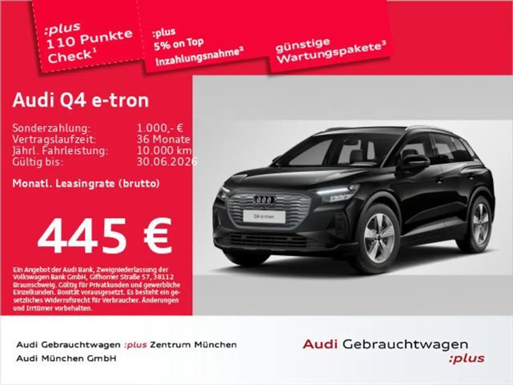 Audi Q4 e-tron 45 Wärmep./Leder/Kamera