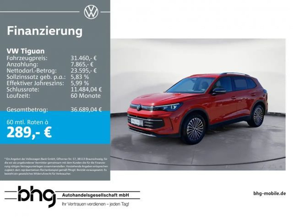Volkswagen Tiguan DSG 1.5 eTSI