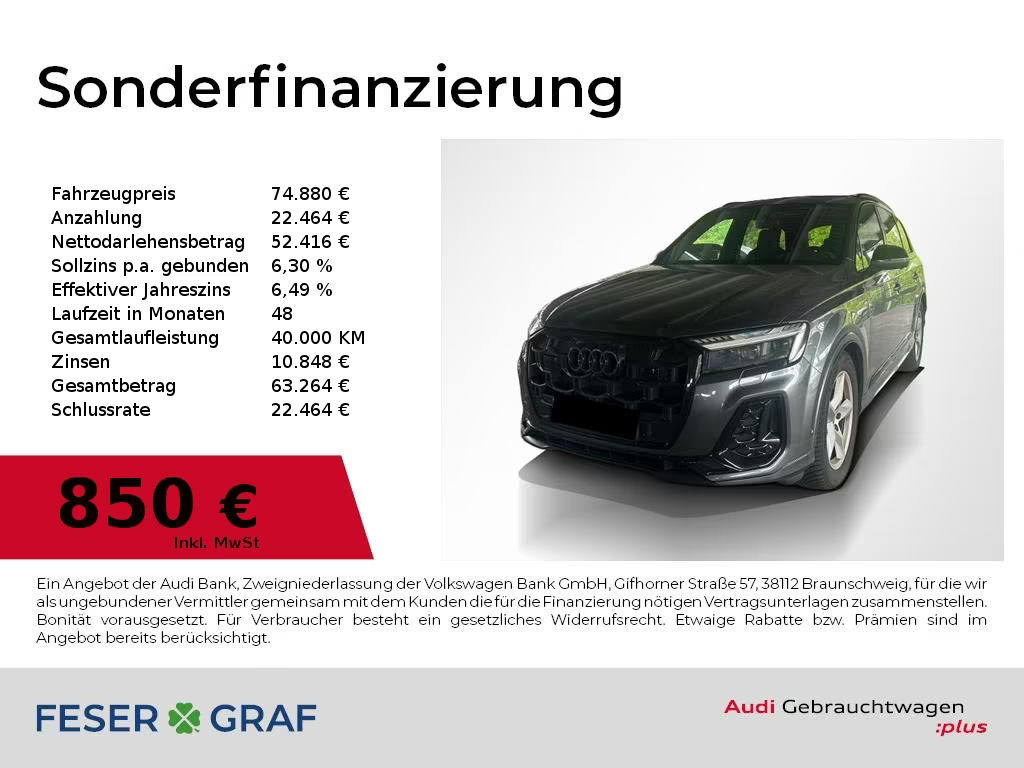 Audi Q7 S-Line 50 TDI