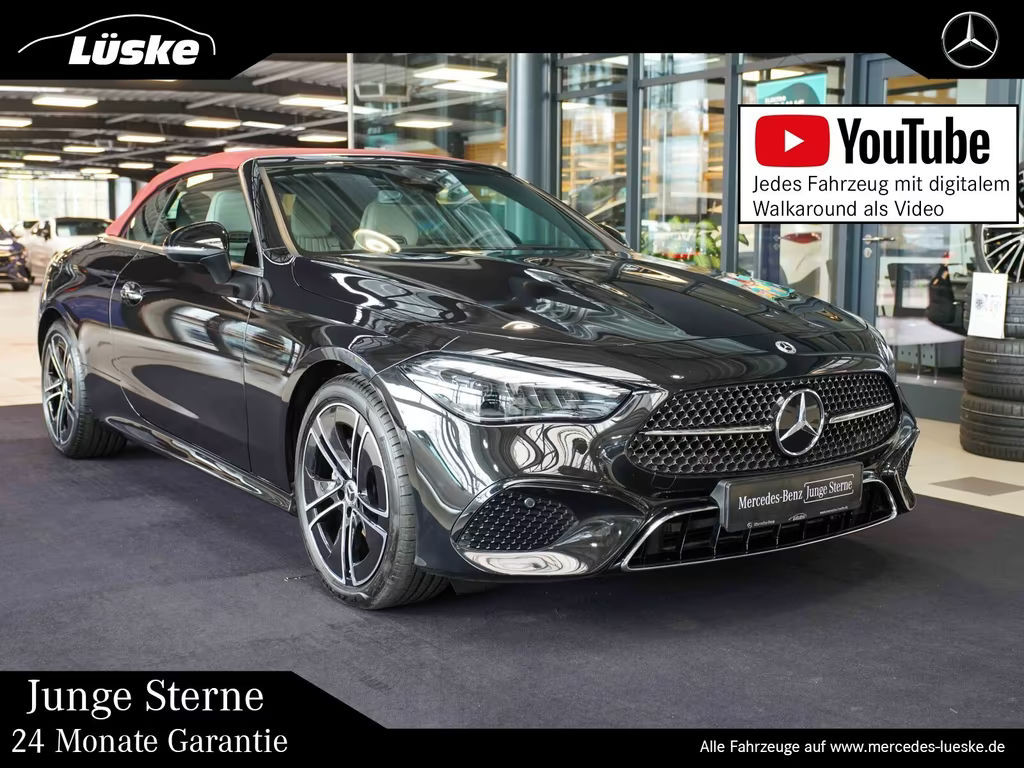 Mercedes-Benz CL CLE 220 d Cabrio macchiato rotes Verdeck Memory