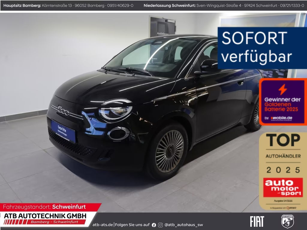 Fiat 500e 42kWh Komfort- und Stylepaket SOH 95,0%