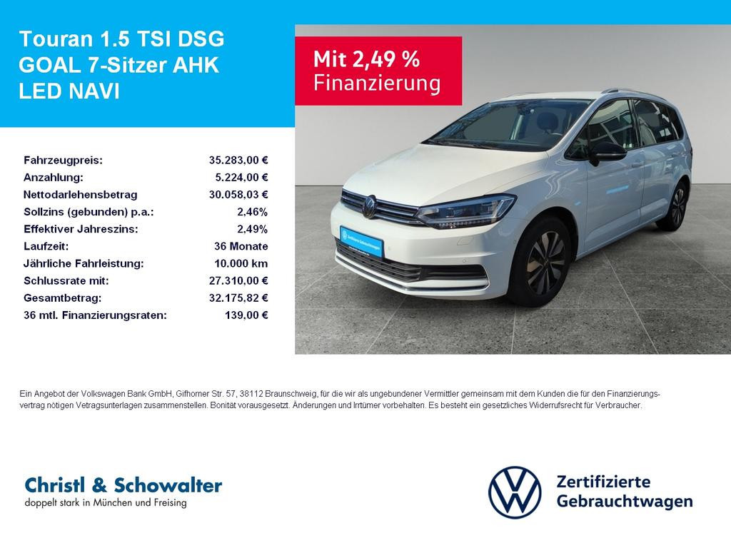 Volkswagen Touran DSG 1.5 TSI