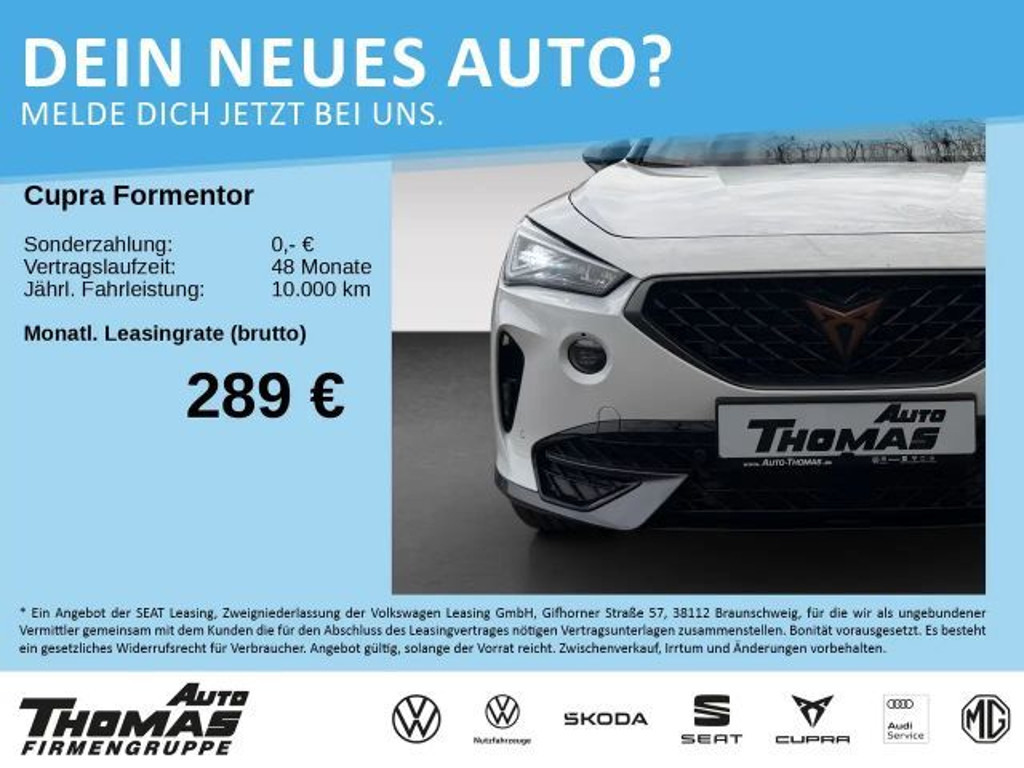 Cupra Formentor 2.0 TSI DSG VZ