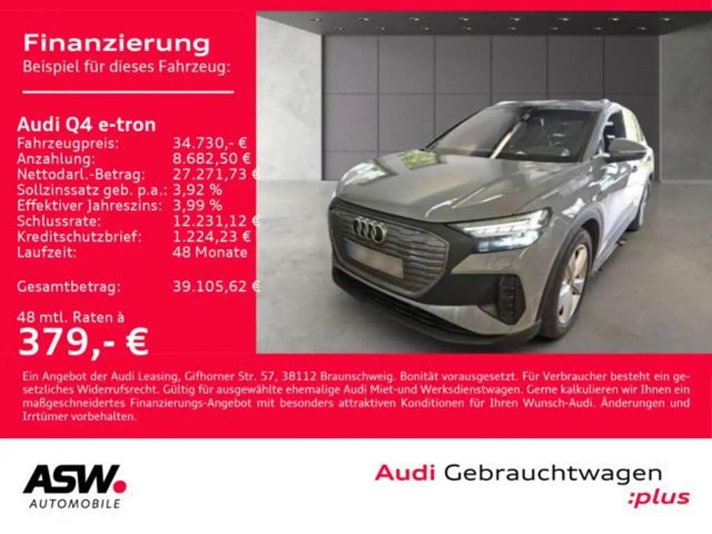 Audi Q4 e-tron Quattro S-Line
