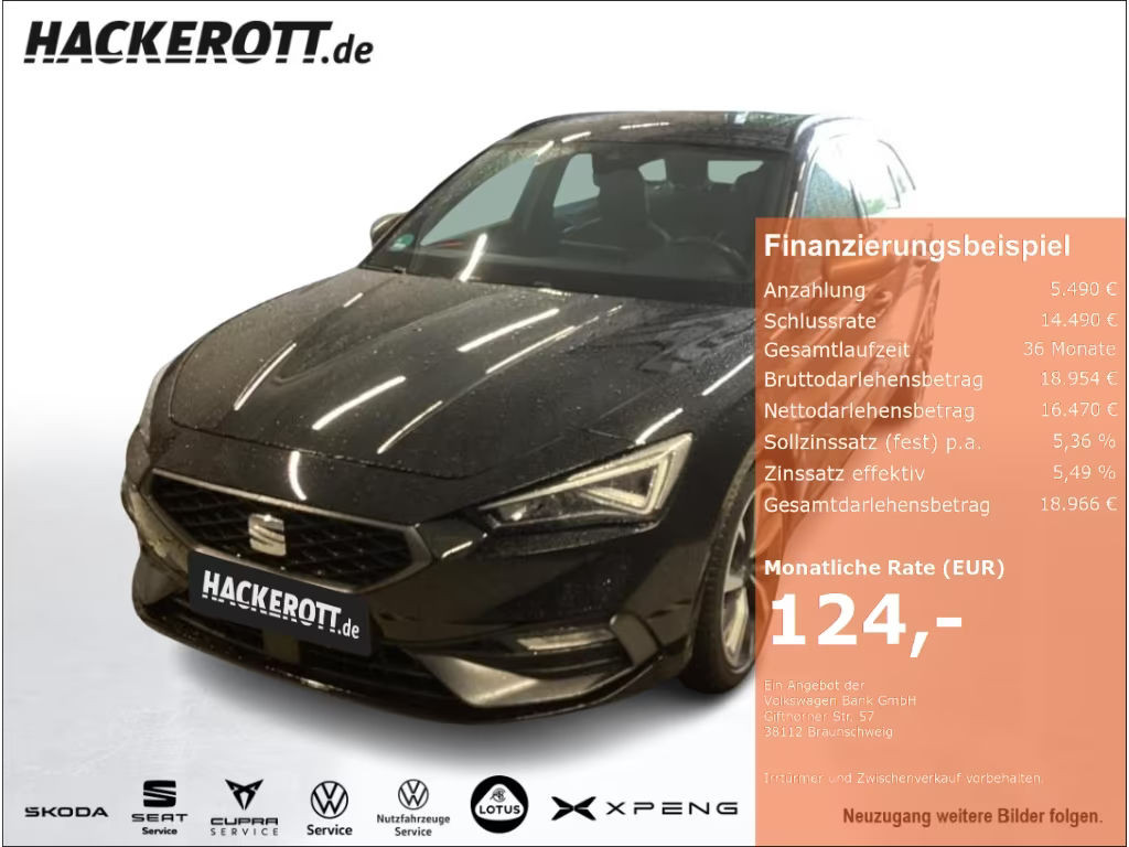 Seat Leon FR-lijn Sportstourer 1.5 eTSI DSG