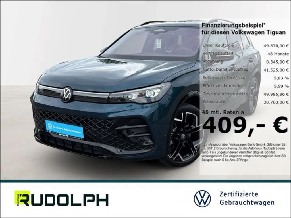 Volkswagen Tiguan 4Motion DSG R-Line 2.0 TDI