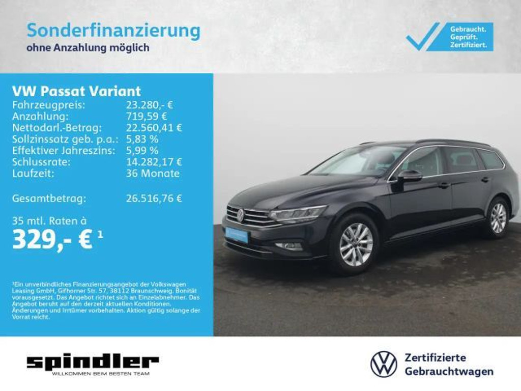 Volkswagen Passat Business DSG Variant 2.0 TDI