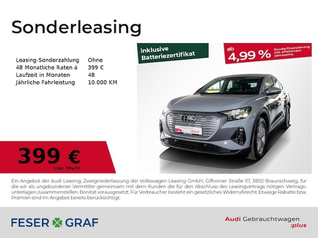 Audi Q4 e-tron Sportback