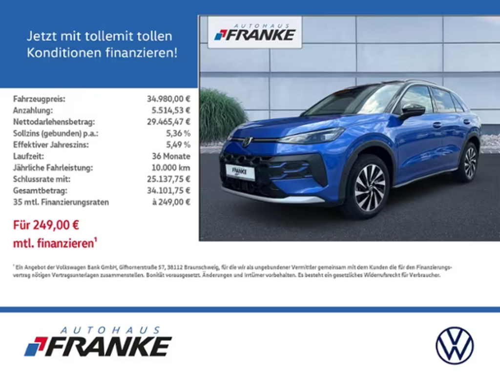 Volkswagen T-Roc DSG Plus 1.5 eTSI