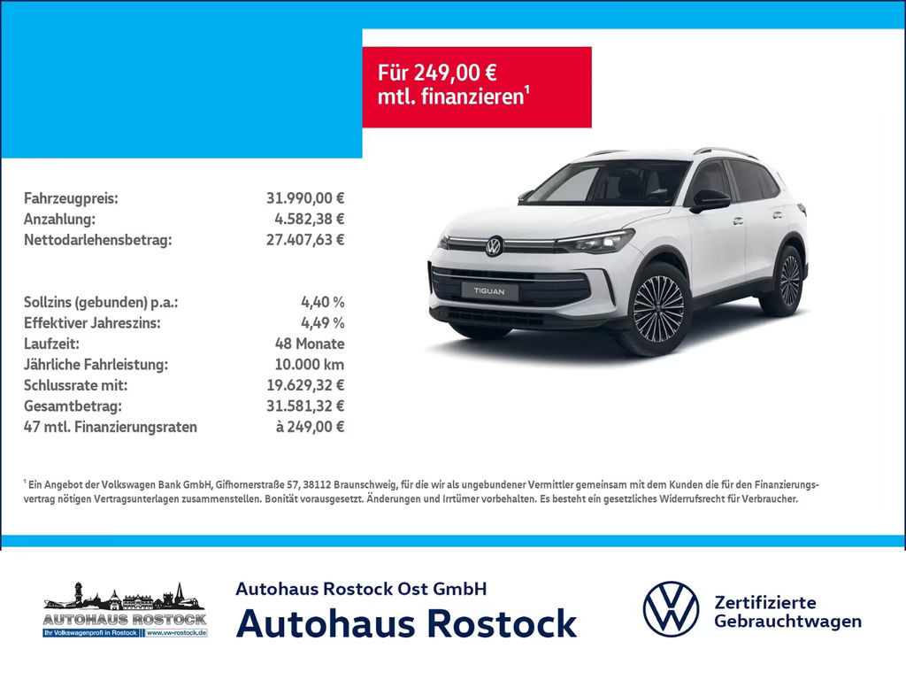 Volkswagen Tiguan DSG 1.5 eTSI