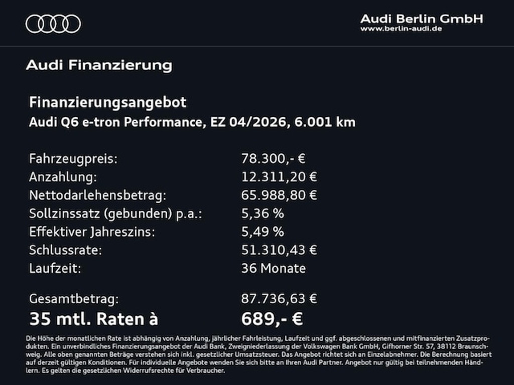Audi Q6 e-tron