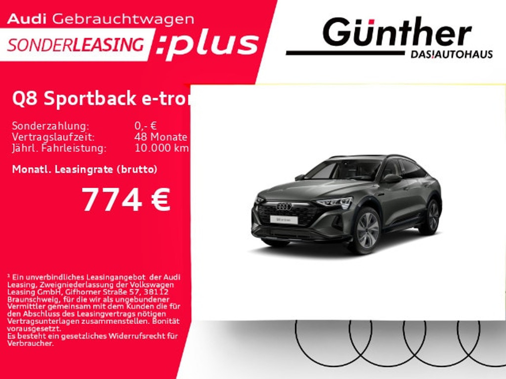 Audi Q8 e-tron Sportback Quattro 55