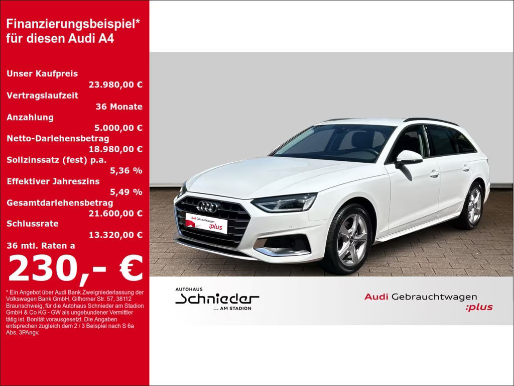 Audi A4 Avant 35 TFSI
