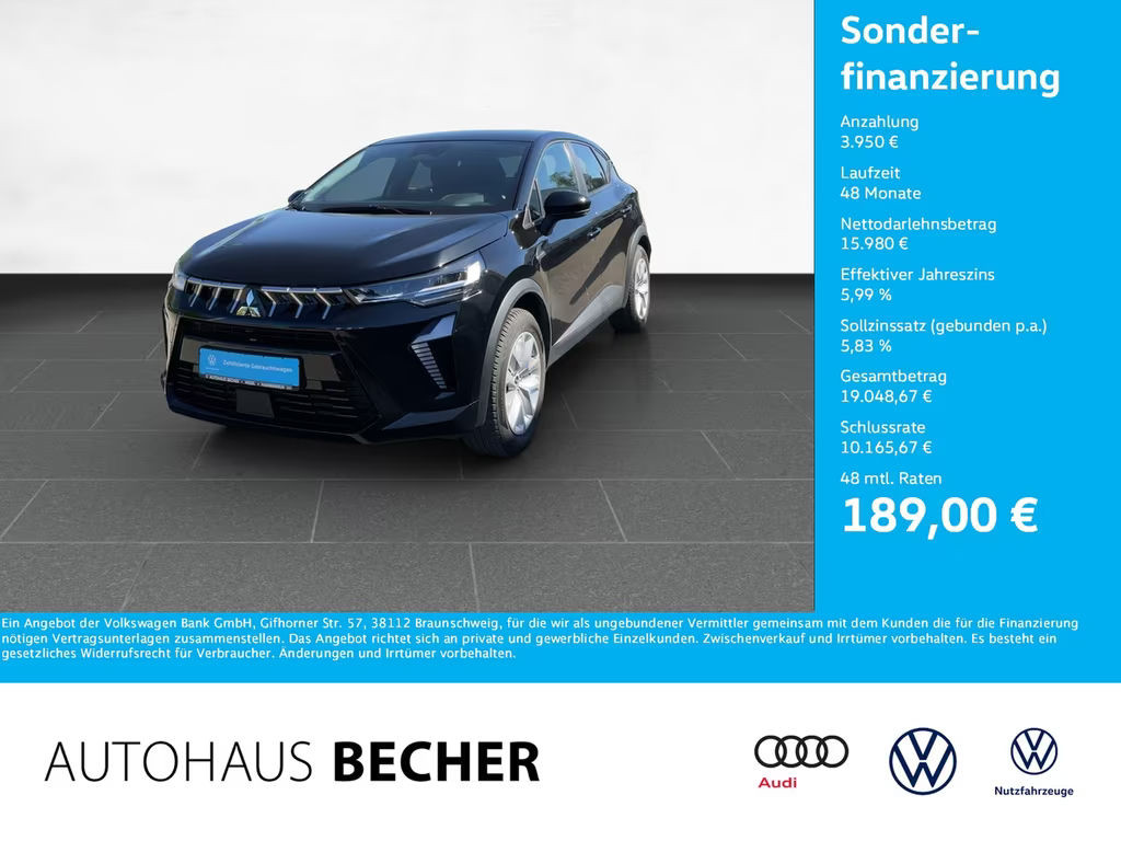 Mitsubishi ASX 1.0 T Basis 6-Gang /CarPlay/Rückfahrkam/LED