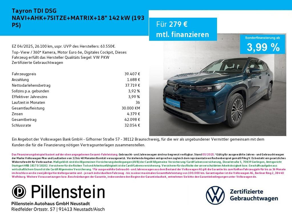Volkswagen Tayron DSG