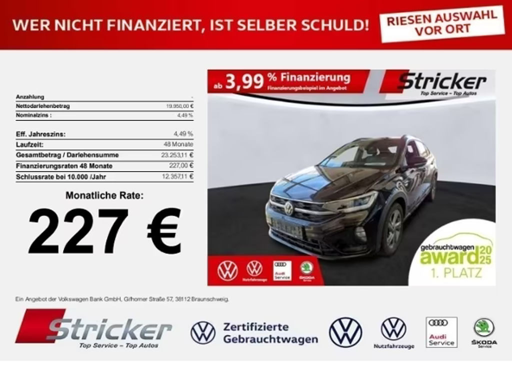Volkswagen Taigo DSG R-Line 1.5 TSI