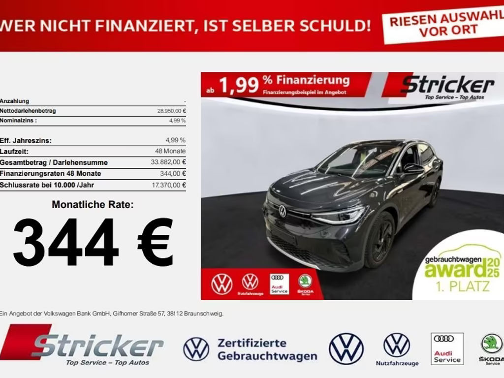 Volkswagen ID.4 1st Edition 77 KWh Max 150 kW