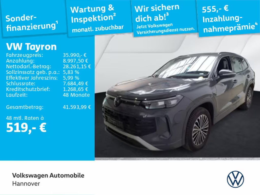 Volkswagen Tayron DSG Life 1.5 eTSI